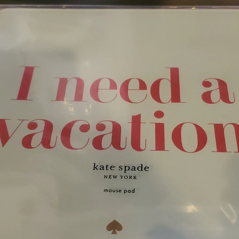 - Kate spade mouse pad grey pink def need - Picture 3 of 5